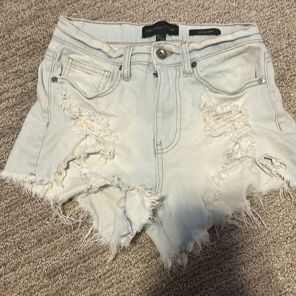 Cute summer jean shorts. Match almost everything. Worn a couple times.